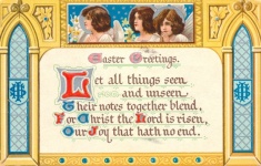 Old Easter Vintage Postcard