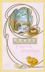 Old Easter Vintage Postcard