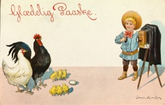 Old Vintage Easter Postcard