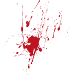Blood Splatter Background Clipart