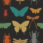 Butterflies Pattern Wallpaper