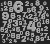 Dark Numbers Cipher Background