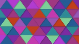 Triangles Geometric Background
