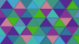 Triangles Geometric Background
