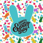 Easter Bunny Candy Poster