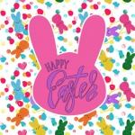 Easter Bunny Candy Poster