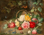Flowers Roses Vintage Art