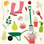 Garden Elements Illustration