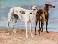 Greyhound Dog Vintage Art