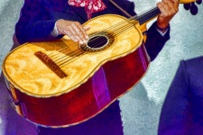 Guitarrón Mexicano Guitar Musician