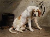 Hound Dog Vintage Art