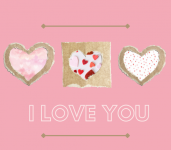 I Love You Valentine Card