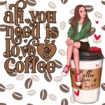Coffee Woman Valentine