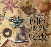 Coffee Valentine Poster