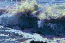 Crashing Ocean Wave Painting