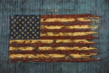 American Flag Grunge Illustration