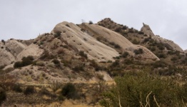Boulder Mountain In Desert