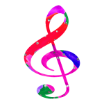 Music Treble Clef Abstract PNG