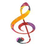Music Treble Clef Abstract PNG