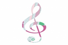 Music Treble Clef Abstract