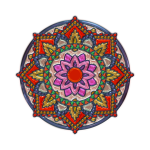 Mandala Mosaic Background