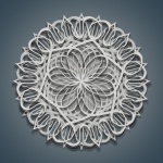 Mandala, Pattern, 3D