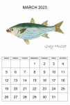 Monthly Calendar March