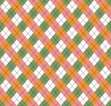 Plaid Rhombus Checkered Pattern