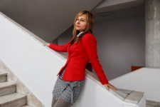 Portrait, Stairs, Marble Steps