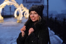 Portrait, Woman, Snow, Winter