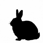 Rabbit Bunny Silhouette Clipart