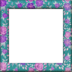 Frame With Flowers Pattern