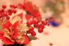 Red Flower, Christmas Decoration