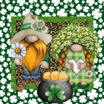 St. Patrick&039;s Day Gnome Couple