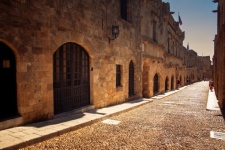 Street Of Knights In Rhodes