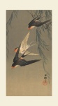 Swallows Japanese Vintage Art