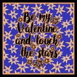 Valentine Love Stars Sentiment