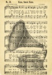 Vintage Gramaphone Music Score