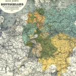 Vintage Map Of DEUTSCHLAND