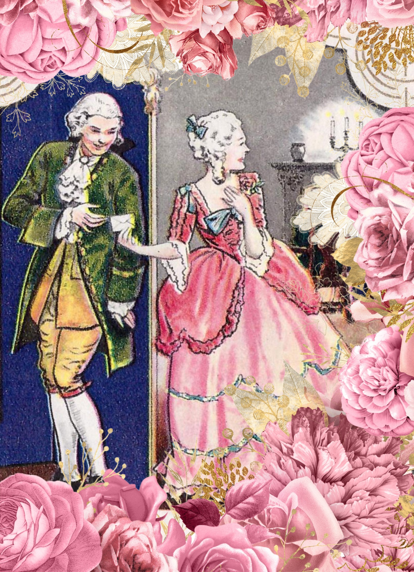 Colonial Era Vintage Valentine