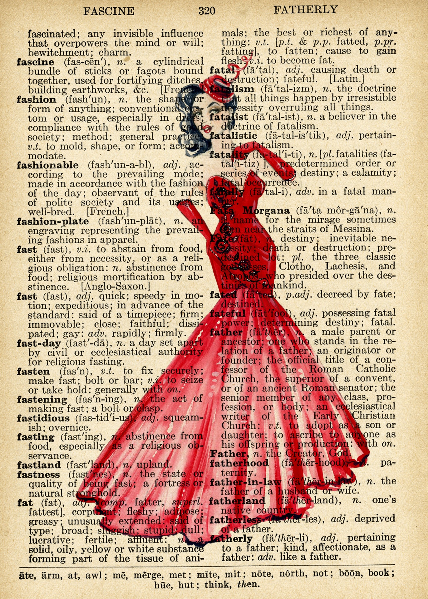 Woman Retro Dictionary Page Free Stock Photo - Public Domain Pictures