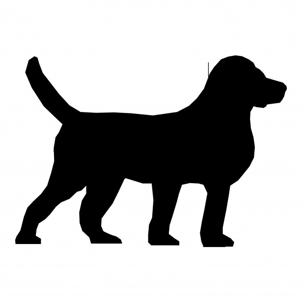 Silueta del perro Dibujo 05 Stock de Foto gratis - Public Domain Pictures