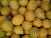 A Group Of Yellow Lemon