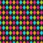 Argyle Pattern Multi Colors