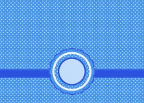 Blue Polka Dots Background