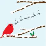 Christmas Bird Singing Card