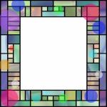 Colored Squares Frame