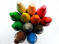Coloured Wax Crayons