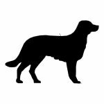 Dog Silhouette Drawing 08