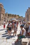 Ephesus, Turkey, A Lot Of Tourists